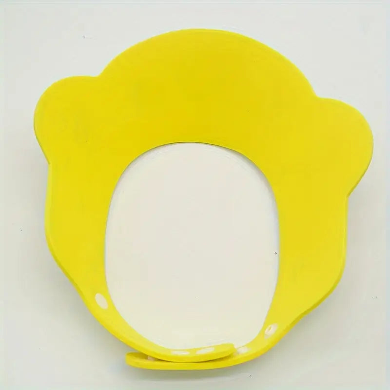 Visière de Bain Bébé Ajustable en Silicone – Accessoire Douche et Shampoing Anti-Eau avec Motif Animal Mignon