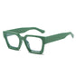 Lunettes homme rectangulaires noires – Monture épaisse tendance rétro pour un style affirmé