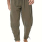 Pantalon fantaisie homme médiéval – Pantalon ample à lacets style renaissance bohème