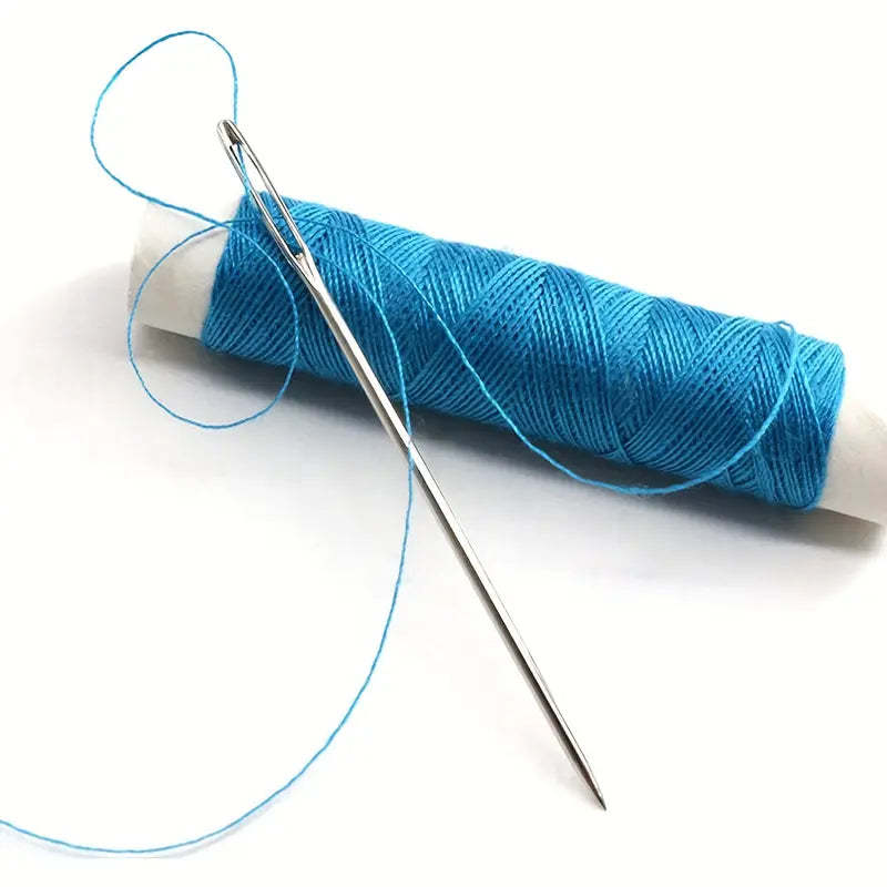 Aiguilles à Broder Grandes Œillets – Lot d’Aiguilles Métalliques Résistantes pour Couture et Broderie