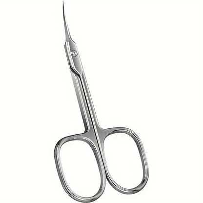 Ciseaux à Cuticules Précision – Inox Courbé pour Manucure et Pédicure Professionnelle