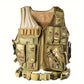 Gilet tactique militaire homme, coloris Brun