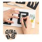 Pochoirs Alphabet et Chiffres – Gabarits de Lettres, Nombres et Symboles pour Scrapbooking, Estampage et DIY