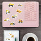 Stickers Engins de Chantier – Rouleau d’Autocollants pour Scrapbooking, Estampage et Décoration Créative