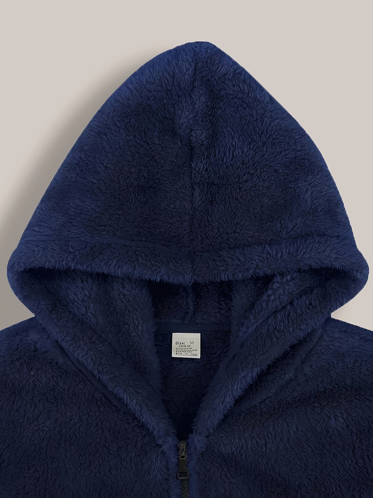 Prêt pour l'Hiver Veste à Capuche Gris Clair pour Hommes de Grande