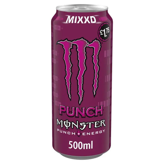 Boisson Énergétique Monster Punch Mixxd 500ml – Énergie Intense pour Entraînements & Performances