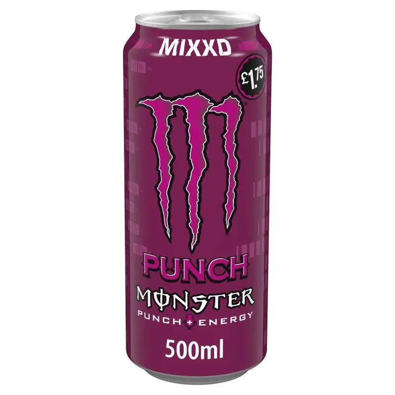 Boisson Énergétique Monster Punch Mixxd 500ml – Énergie Intense pour Entraînements & Performances