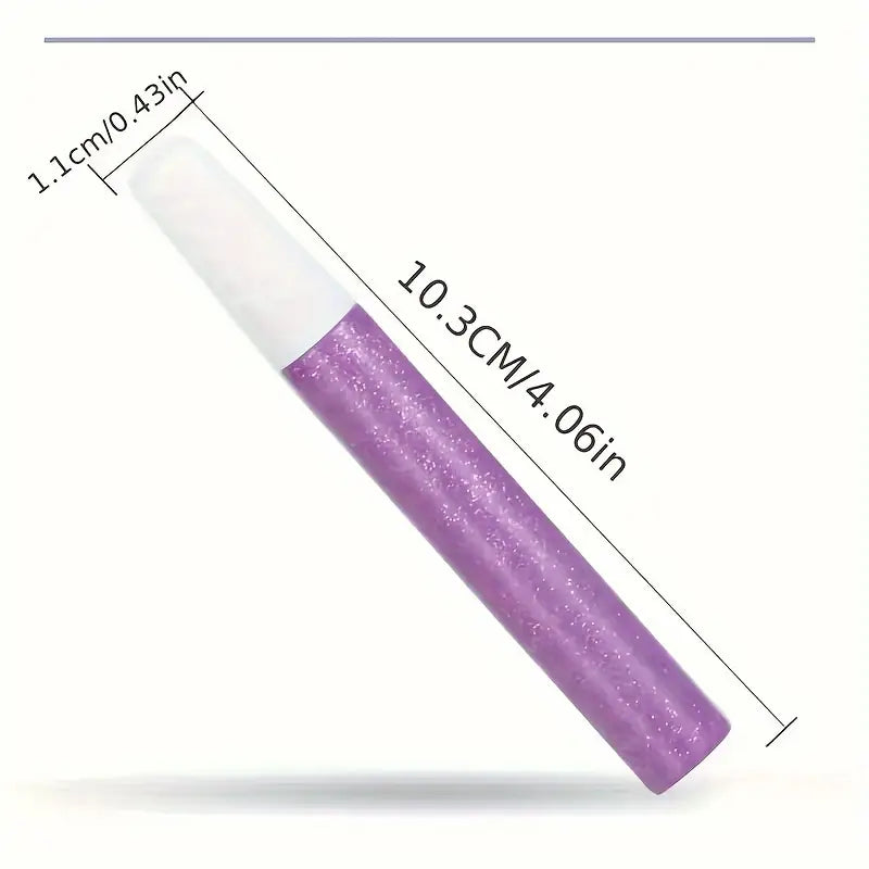 Colle Pailletée Multicolore en Stylo – Adhésif Créatif pour Décoration, Loisirs et DIY