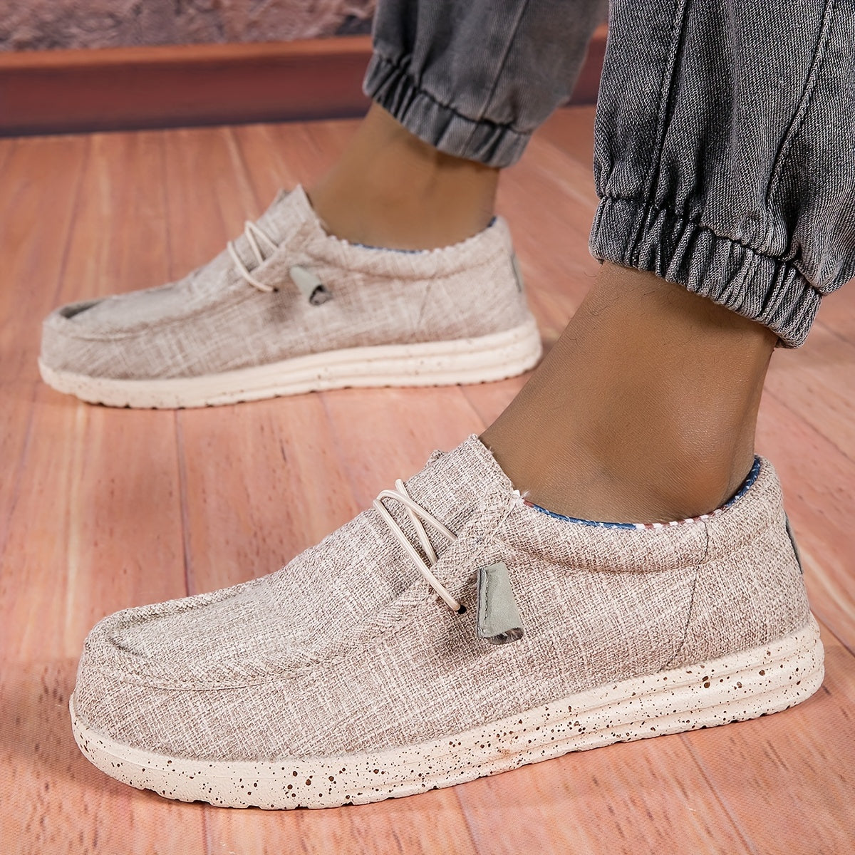 Mocassins Décontractés pour Hommes, coloris Beige