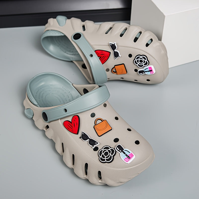 Sabots décoratifs – légères, coloris Gris