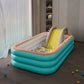Piscine Gonflable Familiale XXL avec Toboggan Aire de Jeux Aquatique pour Jardin et Terrasse