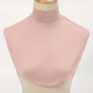 Faux col femme col roulé blanc – Col amovible simple et élégant pour chemisiers, pulls et manteaux