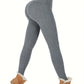 Leggings Femme Doublés Polaire Taille Haute