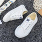Baskets fille colorées en toile – Chaussures de sport légères et confortables à lacets, style décontracté