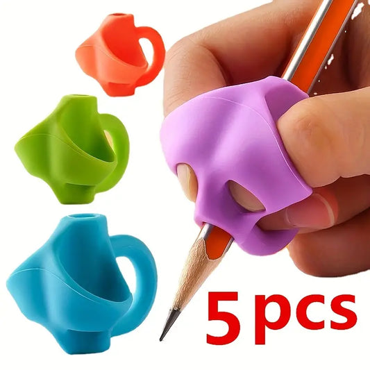 Manchons d’apprentissage ergonomiques pour crayons – Aide à la bonne tenue, idéal pour enfants et débutants