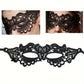 Masque vénitien femme en dentelle noire – Accessoire élégant pour soirée, bal masqué et carnaval