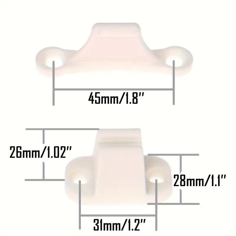 Clips de Verrouillage en Plastique pour Porte et Fenêtre de Camping-Car – Pièces de Fixation Durables et Faciles à Installer