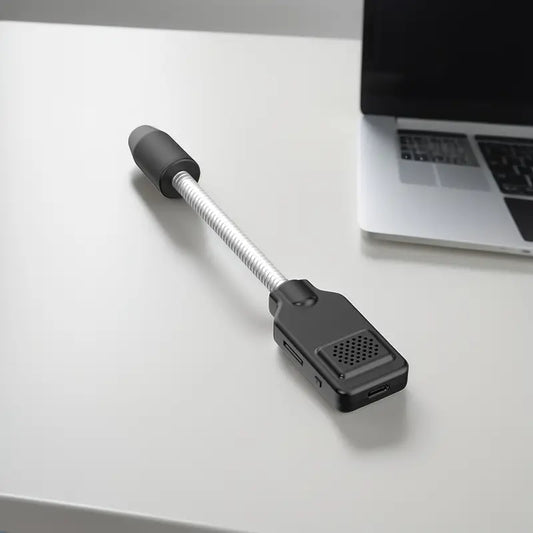 Caméra de Surveillance Flexible USB HD – Mini Caméra Espion avec Col de Cygne Ajustable et Enregistrement Audio/Vidéo