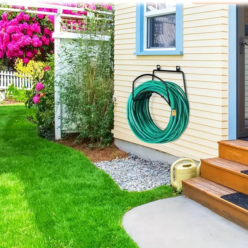 Support Mural pour Tuyau d’Arrosage – Rangement Extérieur Pratique et Gain de Place pour Jardin et Terrasse