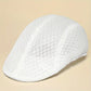 Casquette plate homme été bleu marine – Chapeau léger respirant en maille élégante