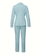 Ensemble Business Femme – Blazer & Pantalon Ajusté