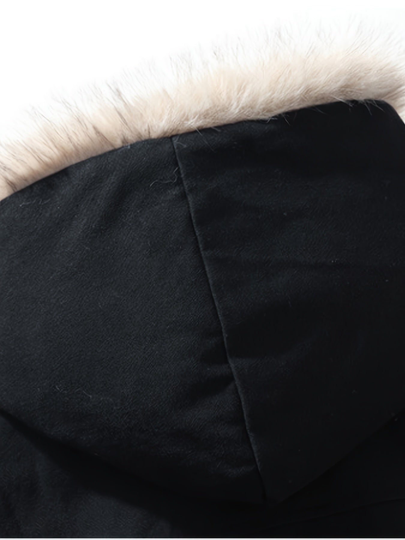 Veste d'hiver à capuche en polaire pour hommes grandes tailles