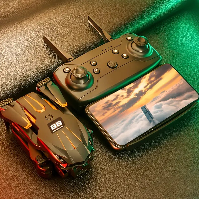 Drone Pliable avec Caméra HD et Télécommande – Vol Stable et Vidéo en Temps Réel