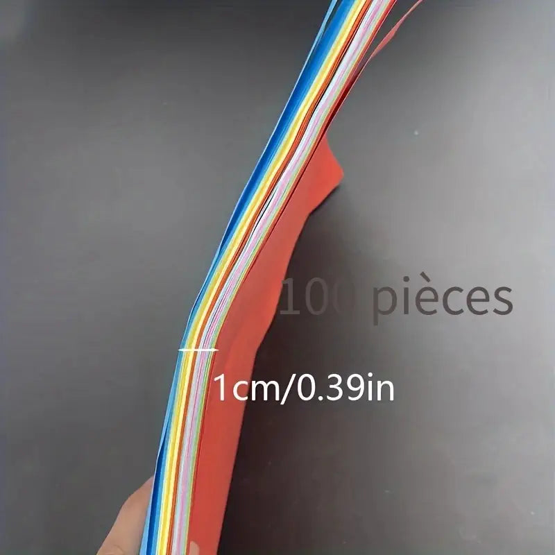 Papier Origami Coloré 50 Feuilles – Papier Pliage Multicolore pour Origami, Scrapbooking et Loisirs Créatifs
