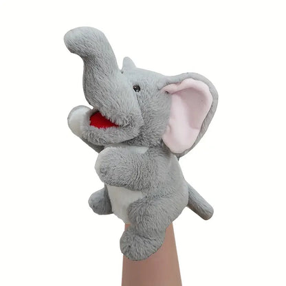 Marionnettes Animaux Sauvages en Peluche – Jouets Éducatifs pour Théâtre et Histoires d’Enfants