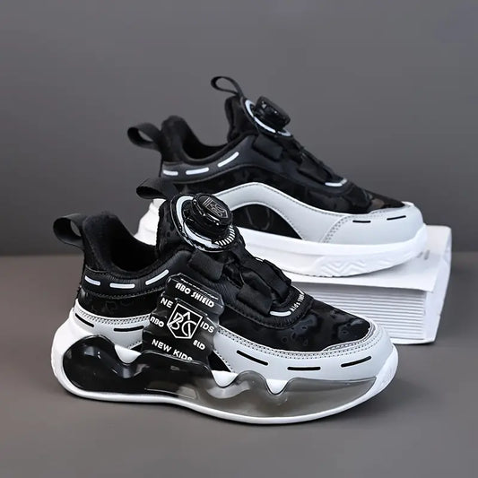 Chaussures bébé garçon sport lumineuses – Baskets respirantes bleu violet tendance