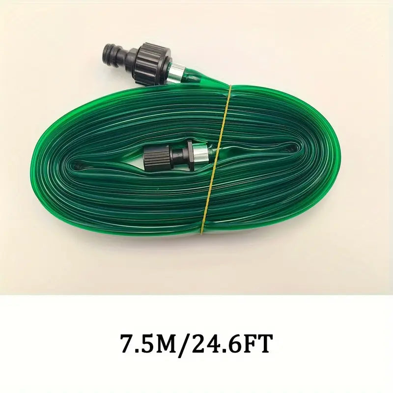 Tuyau d’Arrosage Plat 3/7.5/15M – Flexible, Résistant et Compact pour Jardin, Pelouse et Extérieur