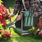 Tabouret de jardin pliable avec coussin et outils Siège agenouilloir confortable pour travaux de jardinage