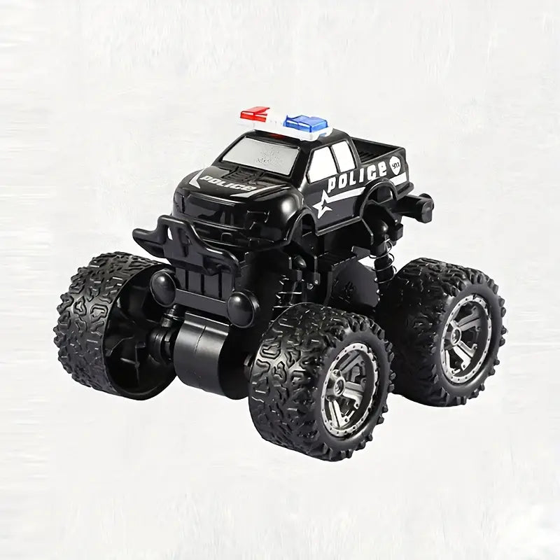 Voiture de police monster truck jouet – Véhicule tout-terrain pour enfants avec roues larges et design réaliste
