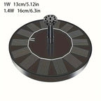 Fontaine Solaire de Jardin – Pompe à Eau Écologique pour Bassins, Étangs et Bains d’Oiseaux – Créez une Oasis Naturelle et…