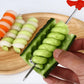 Spiraleur de Légumes Manuel – Ustensile Créatif pour Découpe en Torsade de Concombre, Carotte et Radis