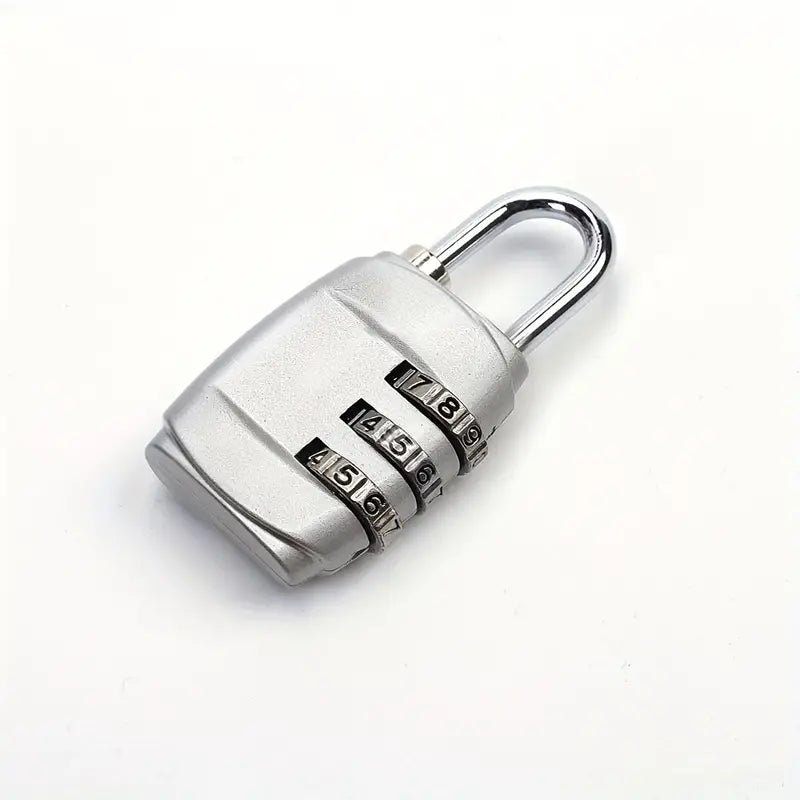 Cadenas à Code 3 Chiffres – Serrure de Sécurité Antivol pour Casier, Valise, Sac ou Casier de Sport