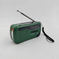 Radio Portable Multi-Bandes FM/AM/SW avec Lampe Torche et Panneau Solaire – Idéale Camping et Urgence