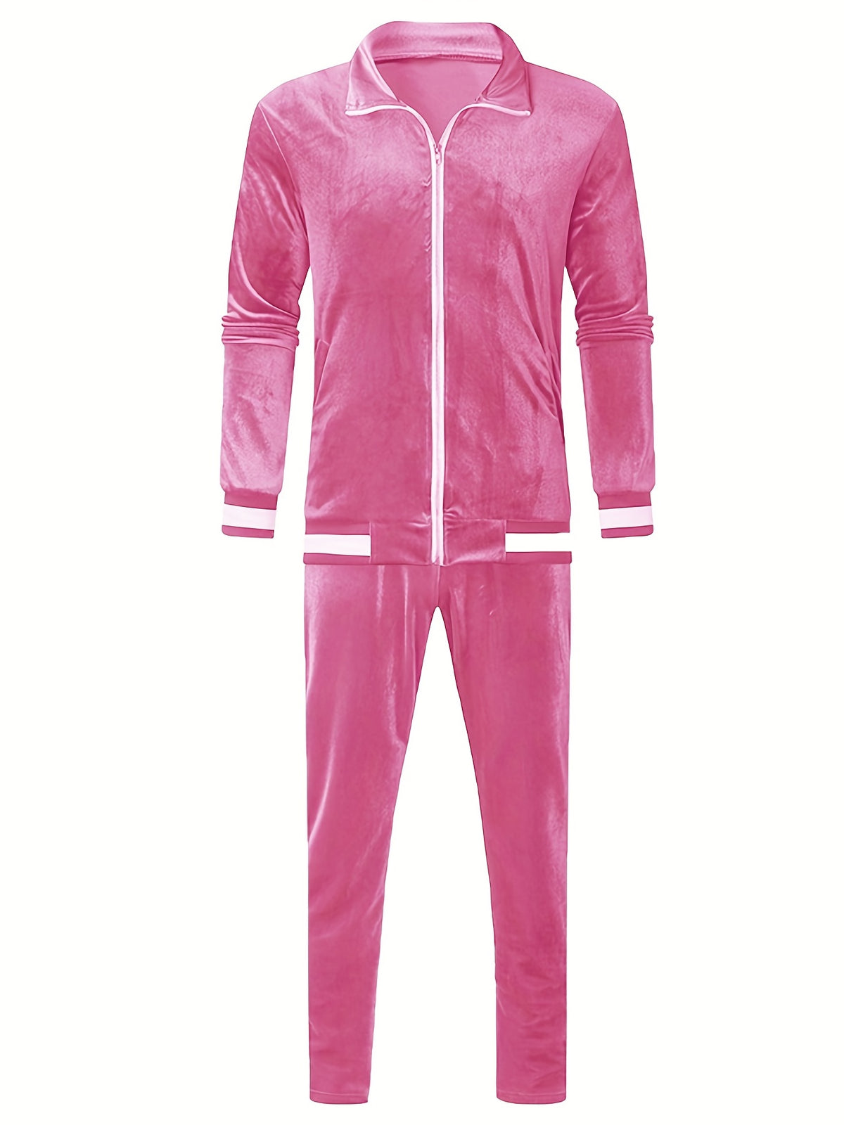Ensemble de survêtement en velours pour homme