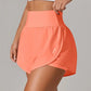 Short de sport femme taille haute – Short fitness respirant et confortable pour entraînement
