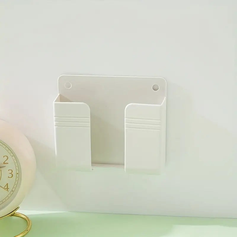 Support mural adhésif multifonction – Rangement télécommande et porte-téléphone