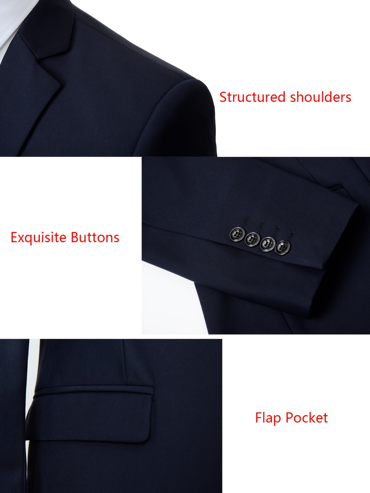 Blazer Homme Grande Taille Coupe Ample Veste de Costume Formelle