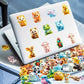 Autocollants 3D Animaux Mignons – Stickers Décoratifs pour Ordinateur Portable, Tablette et Coque de Téléphone