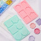 Moules en Silicone pour Cachets de Cire – Formes Géométriques et Fleurs pour Scrapbooking, Cartes et DIY