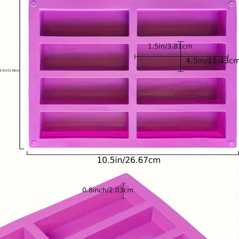 Moule en Silicone pour Barres de Céréales et Énergétiques – Préparation Maison de Snacks Sains et Protéinés