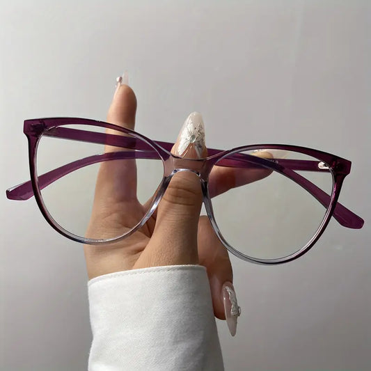 Lunettes de vue femme élégantes – Monture noire fine style papillon chic