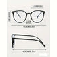 Lunettes de vue femme rétro – Monture noire ronde élégante et tendance