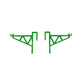 Support de Cadres pour Ruche – Crochet d’Espacement en Plastique Vert pour Cadres d’Apiculture