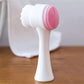 Brosse Nettoyante Visage 2 en 1 – Poils Doux & Picots Silicone pour Nettoyage en Profondeur et Massage