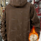 Manteau Épaissi en Polaire à Capuche pour Homme