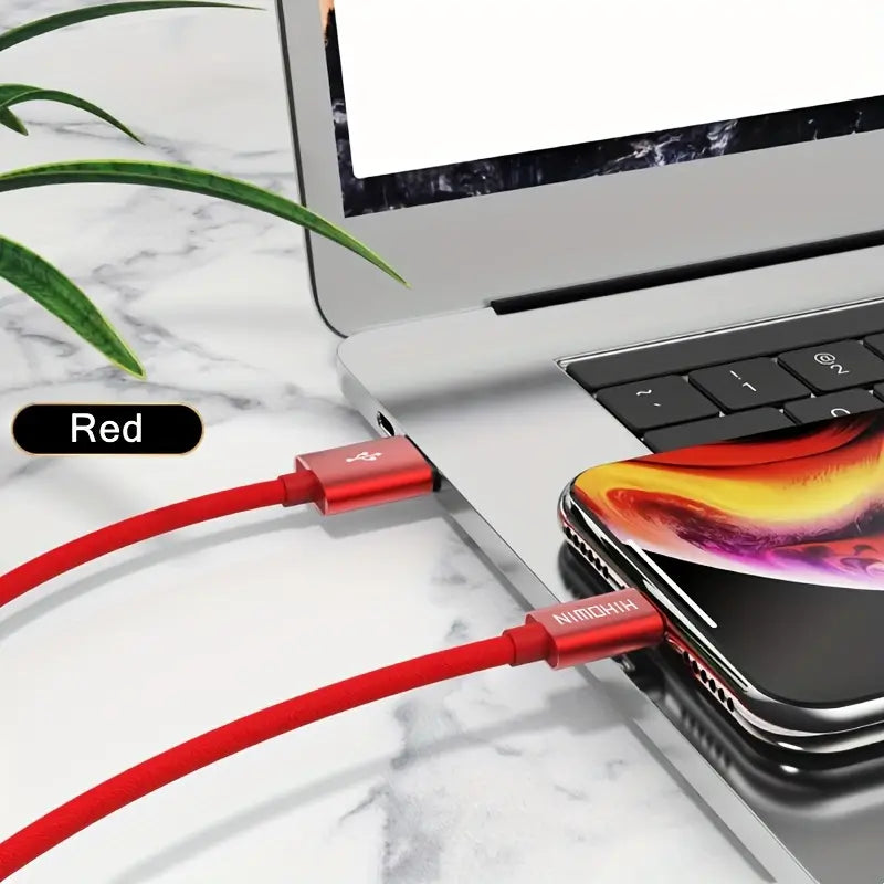 Câble de Charge USB en Nylon Tressé Premium – Durabilité Renforcée et Transfert Rapide de Données
